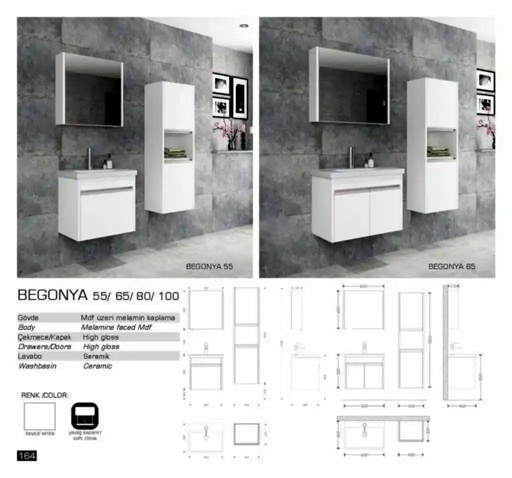 classic begonya banyo mobillyasi