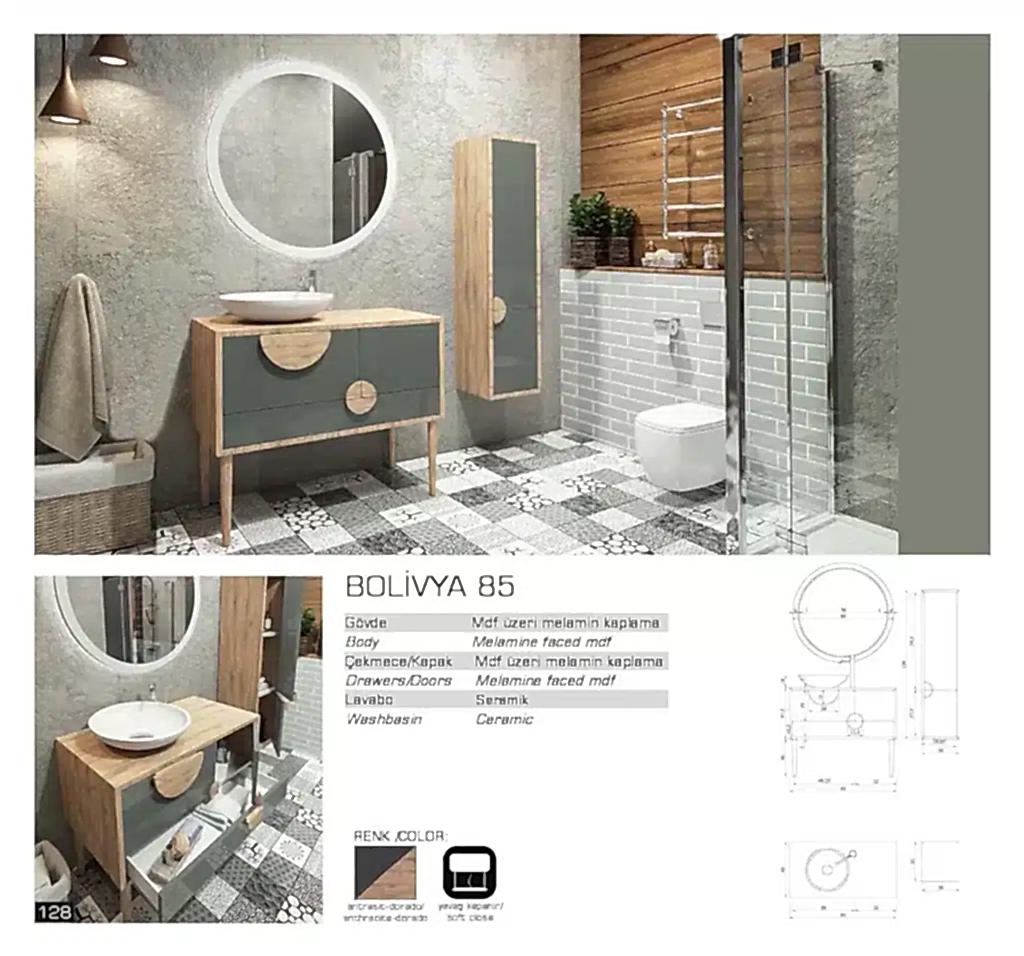 lux bolivya banyo mobilyasi