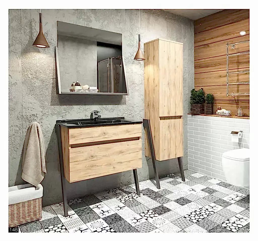 lux karkalec banyo mobilyası