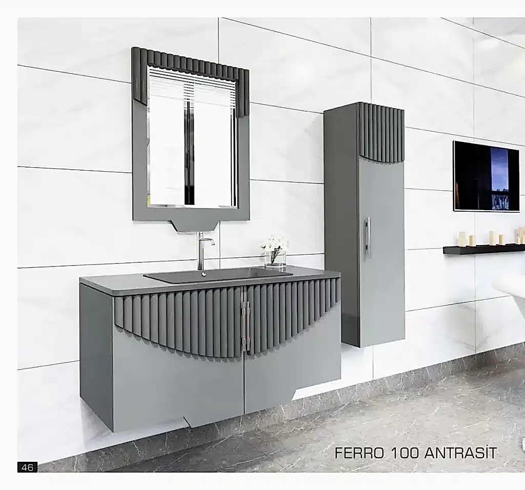 premium ferro antrasit banyo
