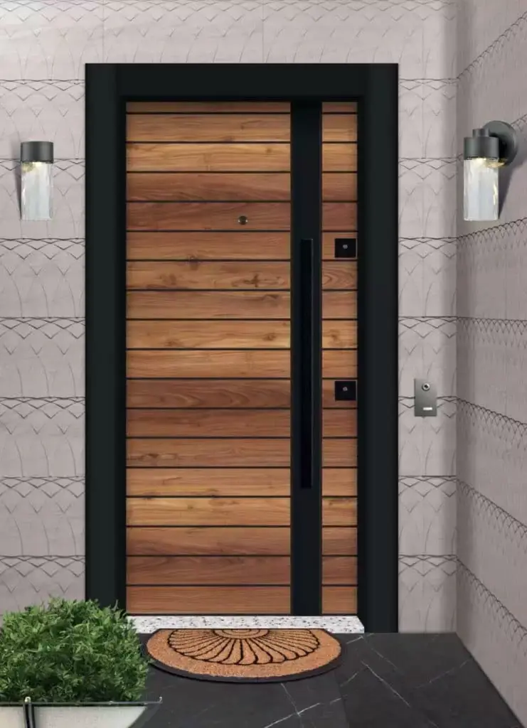 Çift Renk Ekolam çelik kapı