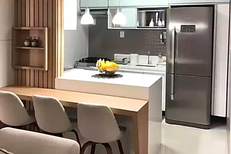 Açık Mutfakta Geniş ve Ferah Bir Düzen