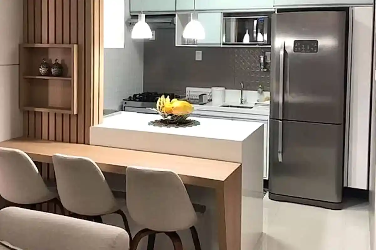 Açık Mutfakta Geniş ve Ferah Bir Düzen