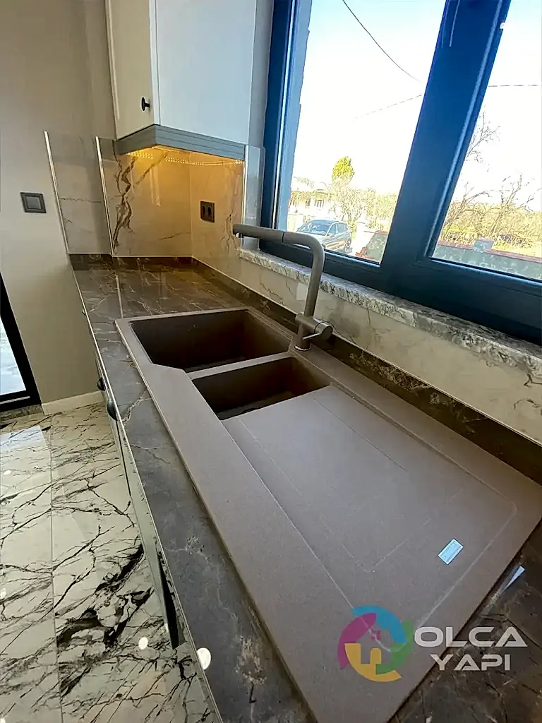 iznik villa mutfak tadilati lavabo batarya