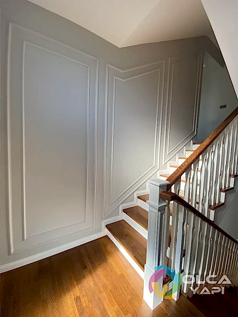 villa ledli merdiven