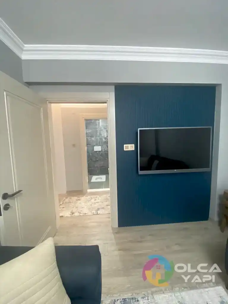 tv arkasi ahsap panel